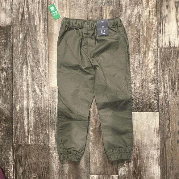 Olive Green Kids Cargo Pants Size XS (4-5) - Picture 5 of 7